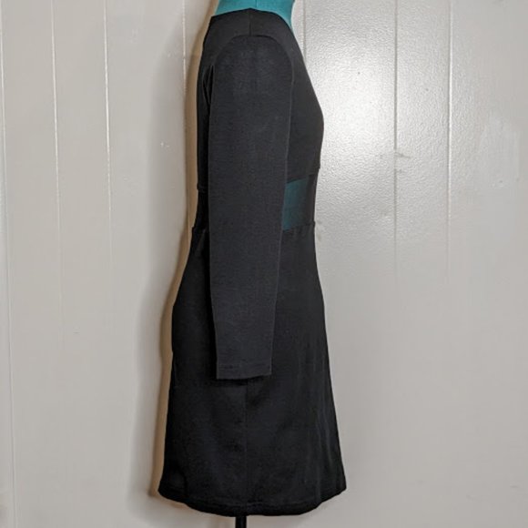 City Sites Mesh Panel Sheath Dress. Size M. - Picture 6 of 12